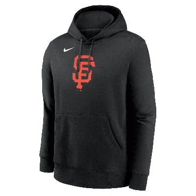 NIKE SAN FRANCISCO GIANTS LOGO CLUB  MEN'S MLB PULLOVER HOODIE,1015717888