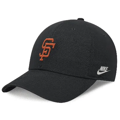 Nike San Francisco Giants Rewind Cooperstown Club  Men's Mlb Adjustable Hat In Black