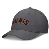 Nike Men's Gray San Francisco Giants Swoosh Performance Flex Hat In Grey