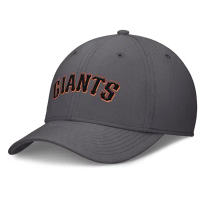 Nike Men's Gray San Francisco Giants Swoosh Performance Flex Hat