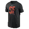 Nike San Francisco Giants Team Scoreboard  Men's Mlb T-shirt In Black