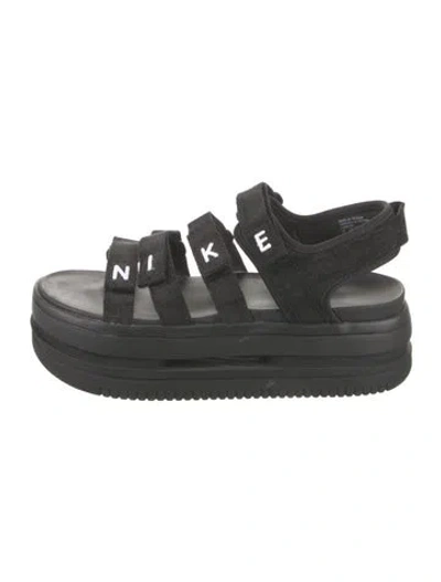 Pre-owned Nike Sandals In Black