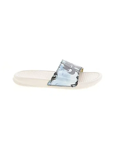 Pre-owned Nike Sandals In Silver
