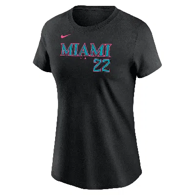 Nike Sandy Alcantara Miami Marlins City Connect Fuse  Women's Mlb T-shirt