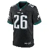 Nike Saquon Barkley Philadelphia Eagles  Men's Nfl Game Jersey In Black