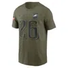 Nike Saquon Barkley Philadelphia Eagles Salute To Service Menâs  Men's Nfl T-shirt In Green