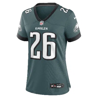 Nike Saquon Barkley Philadelphia Eagles  Women's Nfl Game Football Jersey In Green