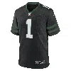 Nike Ahmad Sauce Gardner Legacy Black New York Jets Alternate Vapor F.u.s.e. Elite Jersey In Black