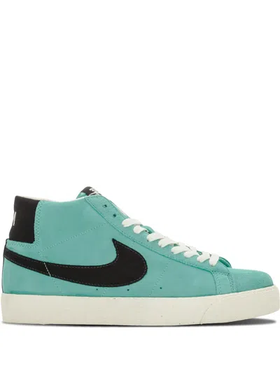 Nike Sb Blazer High-top Sneakers In Blue