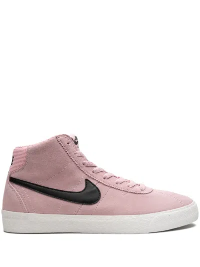 Nike Women's  Sb Bruin High Skate Shoes In Pink