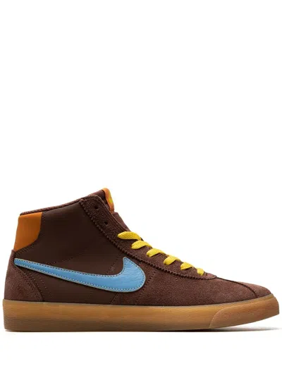 Nike Sb Bruin High "why So Sad?" Sneakers In Brown