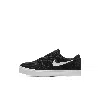 Nike Sb Check Canvas Little Kids' Skate Shoes In Black