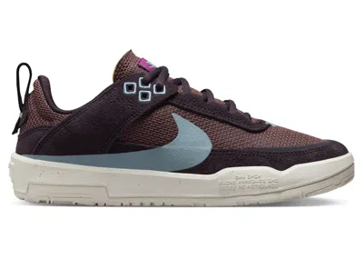 Pre-owned Nike Sb Day One Denim Turquoise Sneakers In Burgundy Ash/dark Pony/sail