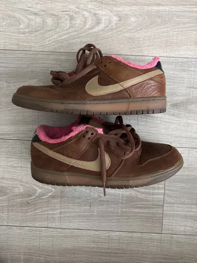Pre-owned Nike Sb Dunk Gibson Shoes In Brown