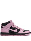 Nike Sb Dunk High Sneakers In Pink