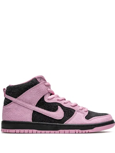 Nike Sb Dunk High Sneakers In Pink