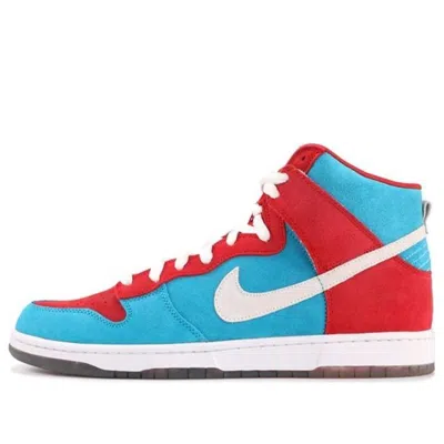 Nike Dunk High Premium Sb High-top Suede Sneakers In Multi