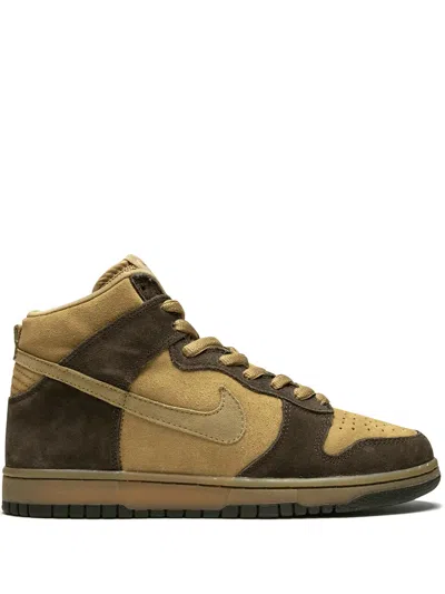 Nike Sb High Pro Sneakers In Maple/hay/baroque Brown