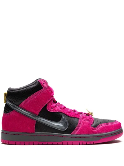 Nike Sb Dunk High "run The Jewels" Sneakers In Pink