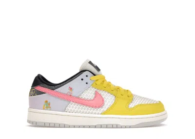 Pre-owned Nike Sb Dunk Low Be True Xavier Schipani Sneakers In Color/pink Gaze