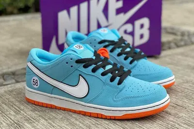 Pre-owned Nike Sb Dunk Low Club 58 Bq6817-401 Men Us 4 - 12 Authentic In Blue