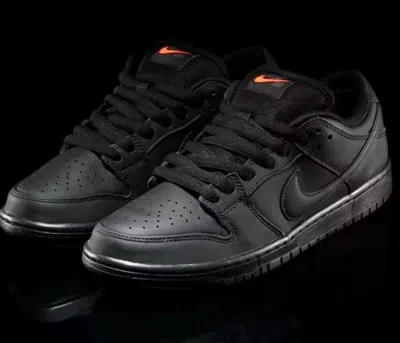 Pre-owned Nike Sb Dunk Low Iso Orange Label Blackout Sizes 8-14 Fj1674001