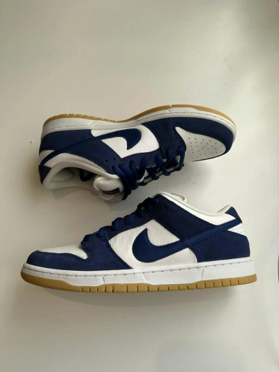 Pre-owned Nike Sb Dunk Low Los Angeles Dodgers Shoes In Blue