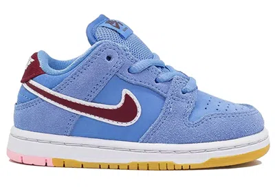 Pre-owned Nike Sb Dunk Low Philadelphia Phillies Sneakers In Valor Blue/team Maroon/white