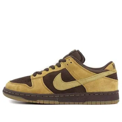 Nike Sb Dunk Low Pro 'brown' In Yellow