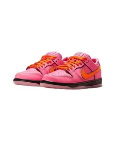Pre-owned Nike Sb Dunk Low Pro Qs X The Powerpuff Girls Blossom Fd2631-600 In Pink