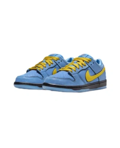 Pre-owned Nike Sb Dunk Low Pro Qs X The Powerpuff Girls Bubbles Fz8320-400 In Blue