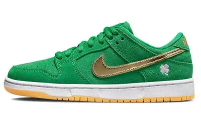 Pre-owned Nike Sb Dunk Low Pro St. Patrick's Day 2022 - Bq6817-303 In Green