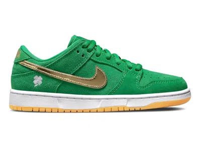 Pre-owned Nike Sb Dunk Low Pro St. Patrick's Day (2022) Sneakers In Green/metallic Gold/white In Multi
