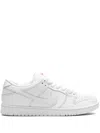 Nike Men's Sb Dunk Low Pro Orange Label Sneaker In White In White