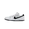 Nike Sb Dunk Low Pro White/black-white-black Hf3704-100 Men's In White