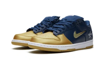Pre-owned Nike Sb Dunk Low Qs X Supreme Metallic Gold 2019 Ck3480-700