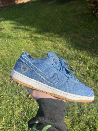 Pre-owned Nike Sb Dunk Low Rivals Pack (east) 10.5 Shoes In Blue