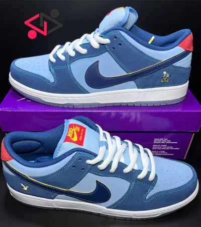 Pre-owned Nike Sb Dunk Low X Why So Sad? - Men's Size 12 - Dx5549-400 In Blue