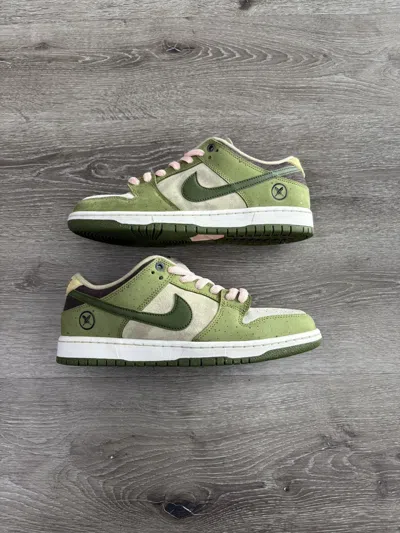 Pre-owned Nike Sb Dunk Low X Yuto Horigome “matcha”  Shoes In Green