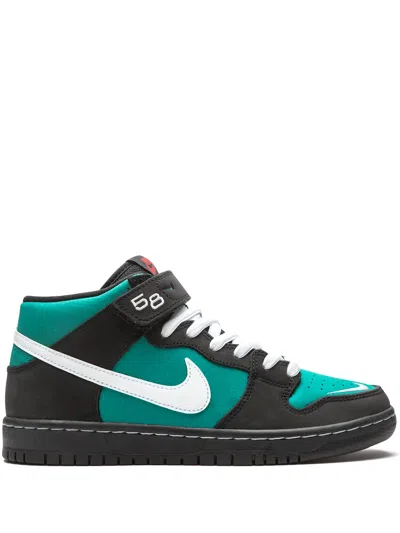 Nike Sb Dunk Mid Pro Iso Sneakers In Black