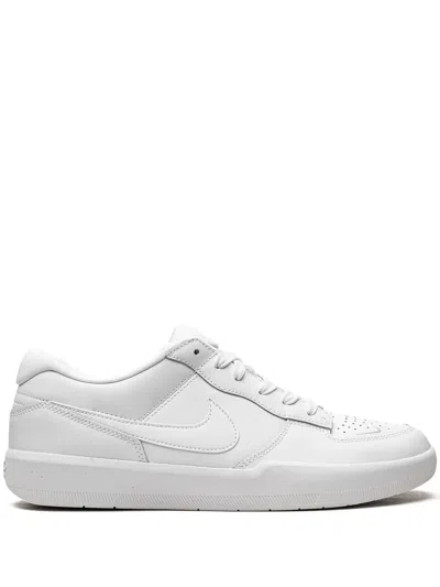Nike Sb Force 58 "triple White" Sneakers