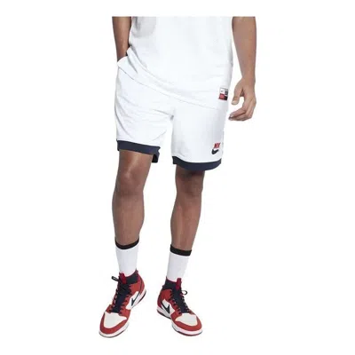 Nike Sb Logo Basketball Shorts 'white Black'