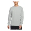 Nike Men's Miler Dri-fit Uv Long-sleeve Running Top In Gray