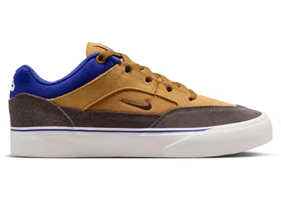 Pre-owned Nike Sb Malor Velvet Brown Sneakers In Wheat/deep Night/summit White
