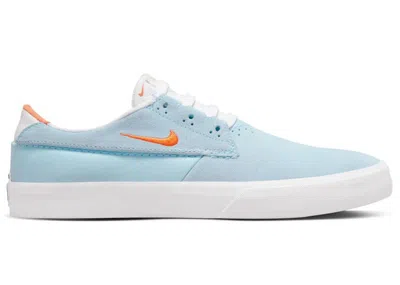Pre-owned Nike Sb Shane Sneakers In Celestine Blue/safety Orange/white In Multi