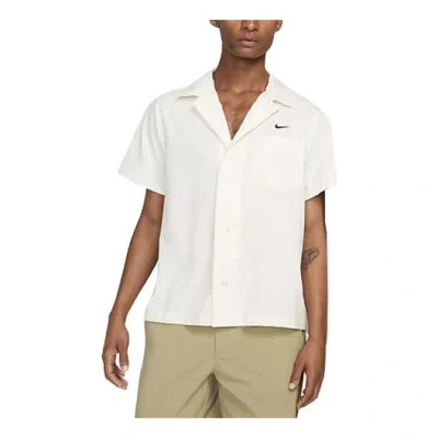 Nike Sb Short Sleeve Bowling Shirt 'white'