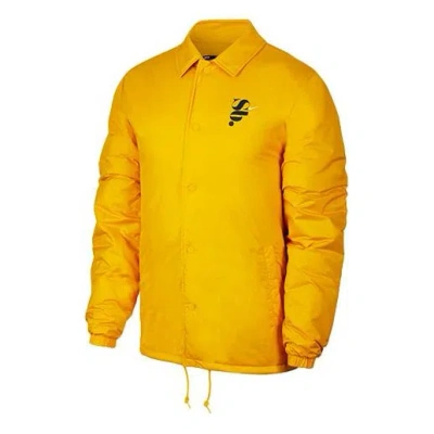 Nike Sb Skateboard Sports Skateboard Jacket Yellow