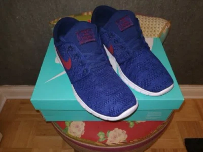 Pre-owned Nike Sb Stefan Janoski Max Binary Blue / Team Red Size 10 In Blau