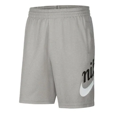 Nike Sb Sunday Logo Printing Sports Quick Dry Knit Skateboard Shorts Dark Grey Gray