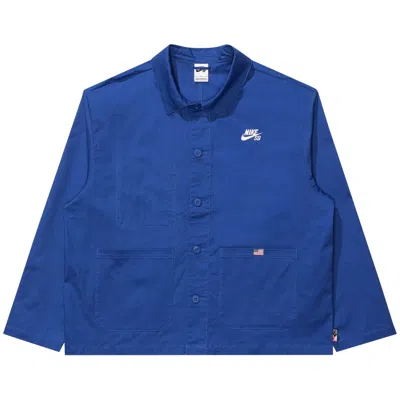 Pre-owned Nike Sb Team Usa Chore Jacket 'astronomy Blue/white'